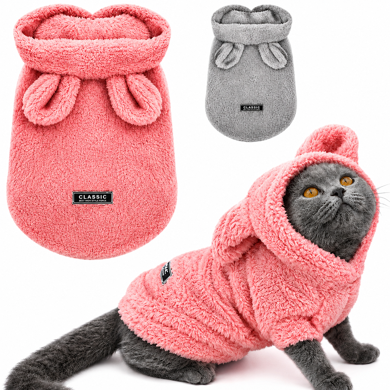 Cozy Cotton Dog & Cat Pajamas
