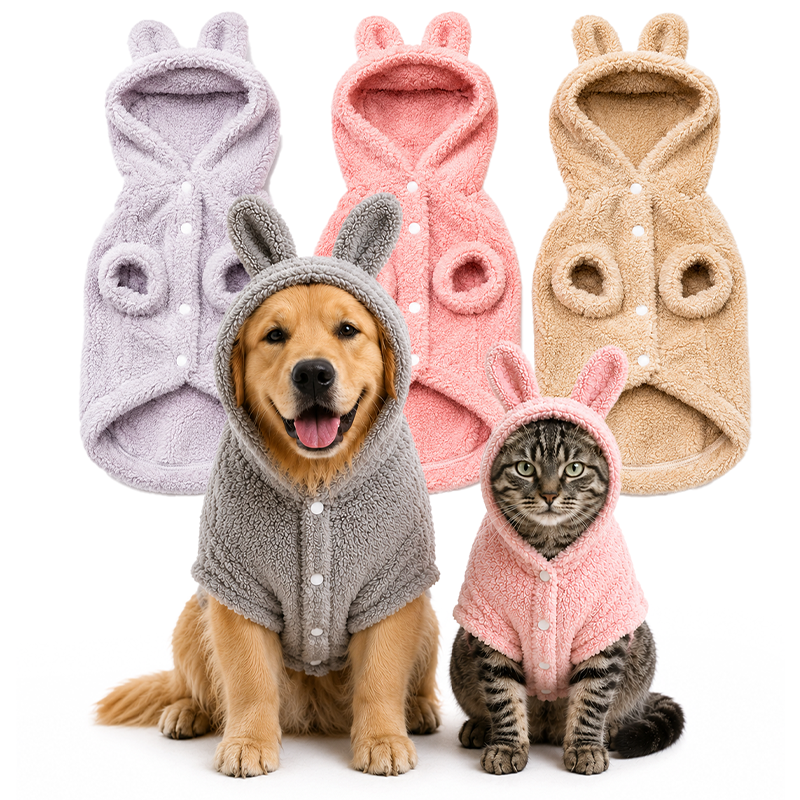 Cozy Cotton Dog & Cat Pajamas