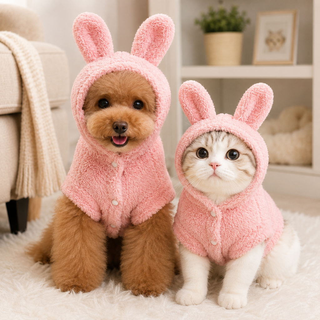 Cozy Cotton Dog & Cat Pajamas