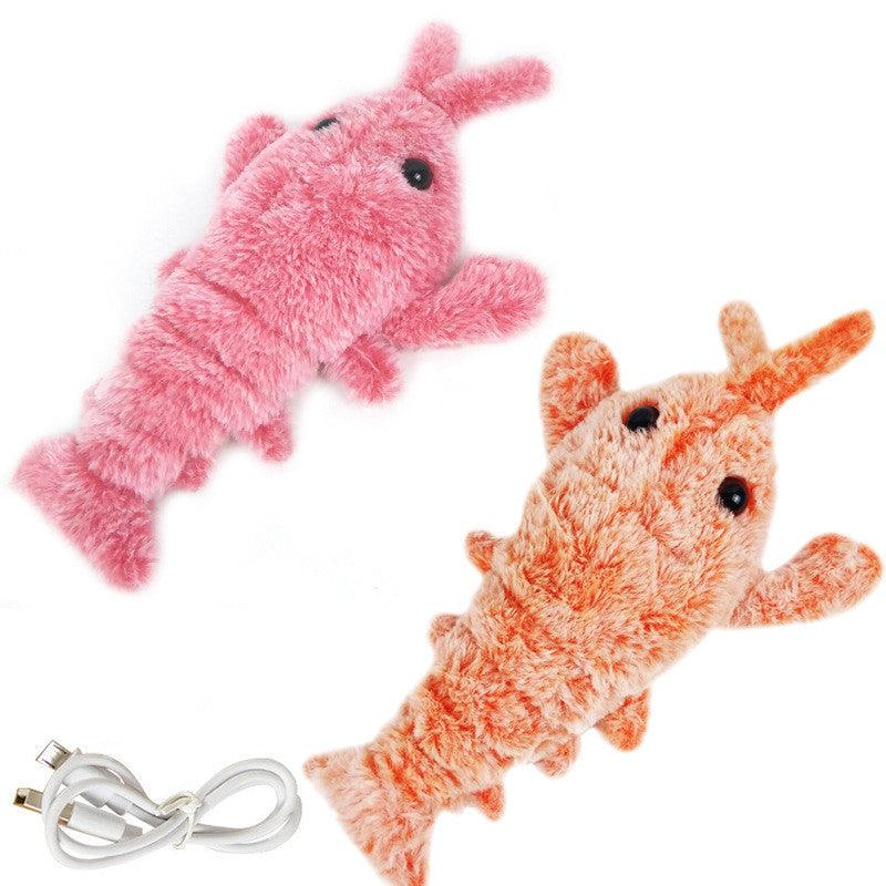 Electric Jumping Shrimp Cat Toy