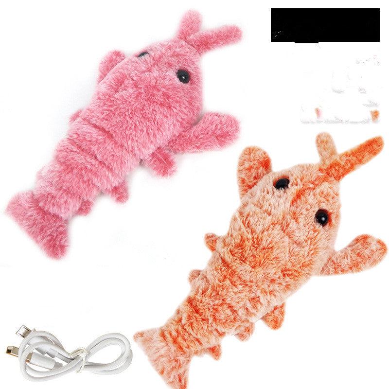 Electric Jumping Shrimp Usb Charging Lobster Cat Toy